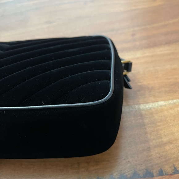 ❌SOLD❌ Saint Laurent Lou camera bag black velvet - Picture 7 of 16